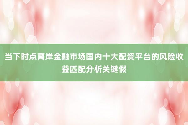 当下时点离岸金融市场国内十大配资平台的风险收益匹配分析关键假