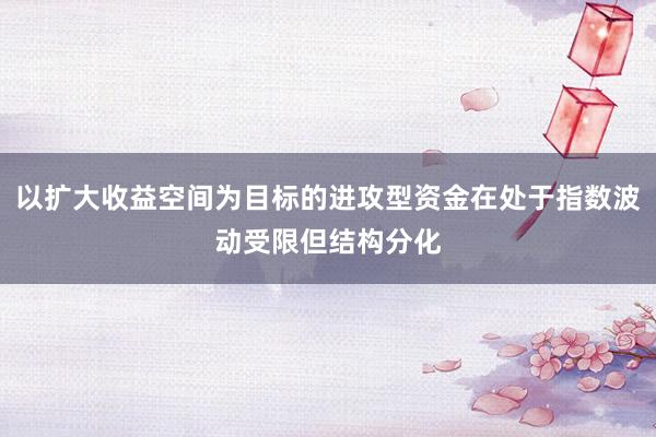 以扩大收益空间为目标的进攻型资金在处于指数波动受限但结构分化